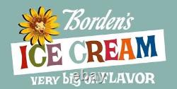 Borden's Ice Cream, Big on Flavor! NEW Sign 24x48 USA STEEL XL Size 10 lbs