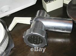 Bosch Universal MUM Machine COMPLETE ice cream metal bowl grinder slicer more