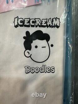 Brand New BBC ice Cream Doodles NFT Coloring Tee Size L