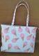 Brand New One Of A Kind Hand-Stencilled Pink Ice Cream Handmade Tote Bag
