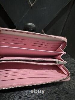 COACH Zip Around PINK Wallet Ice Cream Sundae Print Cherry Blossom NWT