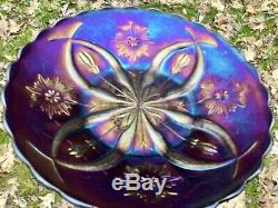 Carnival Brockwitz Four Flowers Varient Purple Master Ice Cream Large Bowl