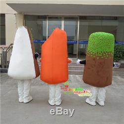 Christmas Ice Cream Mascot Dress Costume Drink Parade Restaurant Cosplay Outfits