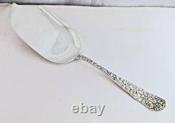 Chrysanthemum by Stieff Large Sterling Ice Cream Slice- 11 Mono'd P
