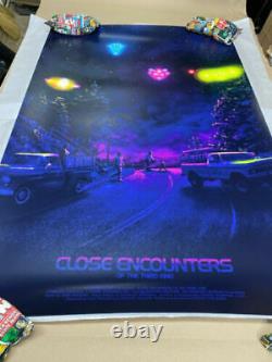 Close Encounters Ice Cream Screenprint Poster #185 By Kevin M Wilson 24 x 36