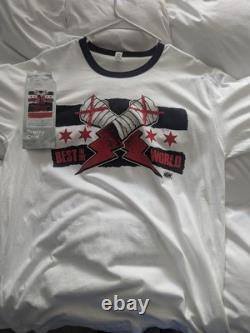 Cm Punk RARE I Was There 8/20/21 Large T-shirt + Ice Cream Wrapper