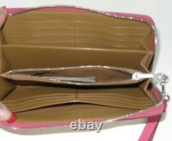 Coach C4530 Popsicle Ice Cream Print Long Zip Around Wristlet Wallet Chalk Multi