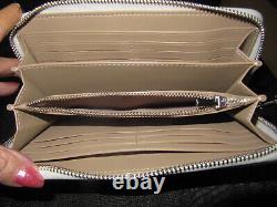 Coach CU382 Long Zip Around Wallet Boardwalk Graphic Ice Cream Print NWT $298