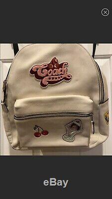 Coach F25910 Charlie Leather Backpack American Dreaming Motif Ice Cream Bag