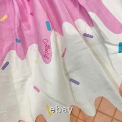 Collectif Jade Vintage Inspired Ice Cream Swing Dress Large/14 Pink White Summer