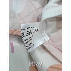 Collectif Jade Vintage Inspired Ice Cream Swing Dress Large/14 Pink White Summer