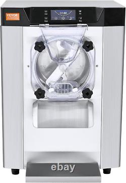 Commercial Ice Cream Machine 1400W 20/5.3 GPH Hard Serve Ice Cream Maker with LE