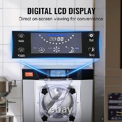Commercial Ice Cream Machine 1400W 20/5.3 GPH Hard Serve Ice Cream Maker with LE