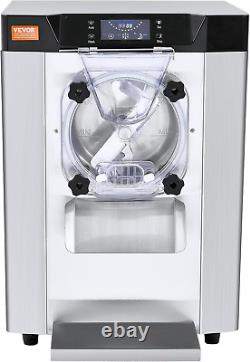 Commercial Ice Cream Machine 1400W 20/5.3 GPH Hard Serve Ice Cream Maker with LE