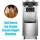 Commercial Stainless Soft Serve Ice Cream & Frozen Yogurt Maker Machine 3 Flavor