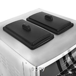 Commercial Stainless Soft Serve Ice Cream & Frozen Yogurt Maker Machine 3 Flavor