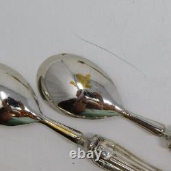 Continental 800 Silver Ice Cream 8-Piece Serving Set Vintage 2 Large Servers