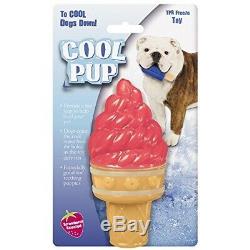 Cool Pup Ice Cream Cones Cooling Toy (4 Pack), Large, Pink