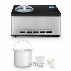 Costway Ice Cream Maker Automatic Stainless Steel Electric Countertop Large Frui