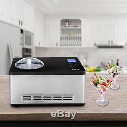 Costway Ice Cream Maker Automatic Stainless Steel Electric Countertop Large with