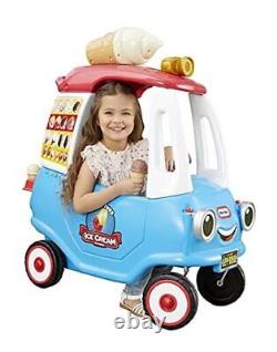 Cozy Ice Cream Truck, Cozy Coupe Ride On Car, Kid and Parent Powered, Ice
