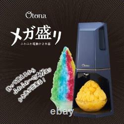 DOSHISHA for Extra-Large Size Fluffy Shaved ICE Snowball Machine Navy Japan