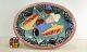 DROLL DESIGNS Large Hand painted Oval platter Cherry Pie Ice cream cone Cupcakes