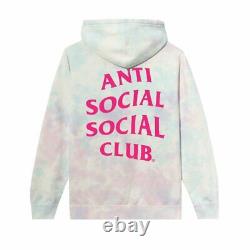 DS Anti Social Social Club ASSC Pink logo Ice Cream Paint Job Hoodie in hand