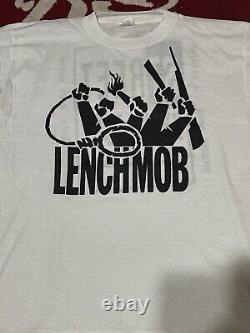 Da Lench Mob ICE CUBE Amerikkkas Most Wanted 1992 2-Sided T-Shirt Size L Rap Tee