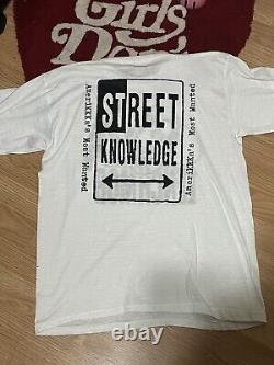 Da Lench Mob ICE CUBE Amerikkkas Most Wanted 1992 2-Sided T-Shirt Size L Rap Tee