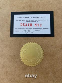 Death NYC Large Framed 16x20in Pop Art Certified SNOOPY CAMERON ICE CREAM #4