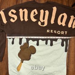 Disneyland Mickey Mouse Vintage Ice Cream Brown Spirit Jersey Size Large