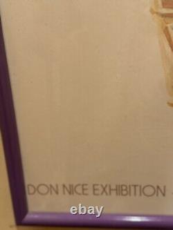 Don Nice Rare Vtg 1980 Ice Cream Cone Lithograph Print Pop Art Exhibition Poster