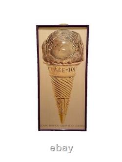 Don Nice Rare Vtg 1980 Ice Cream Cone Lithograph Print Pop Art Exhibition Poster
