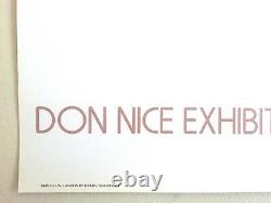 Don Nice Rare Vtg 1980 Ice Cream Cone Lithograph Print Pop Art Exhibition Poster