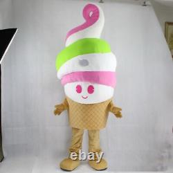Emporium ice cream Mascot Costumes Cartoon Apparel Birthday party Masquerade