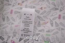 Eton NWT Dress / Sport Shirt Size 16 41 L Contemporary Multicolor Ice Cream