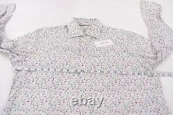 Eton NWT Dress / Sport Shirt Sz 16.5 42 L Contemporary In Multicolor Ice Cream
