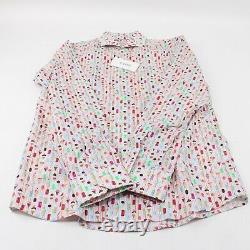 Eton NWT Sport Shirt Size 16 41 L Slim Fit In Bold Multicolor Ice Cream Print