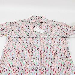 Eton NWT Sport Shirt Size 16 41 L Slim Fit In Bold Multicolor Ice Cream Print