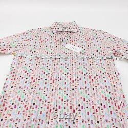 Eton NWT Sport Shirt Size 16 41 L Slim Fit In Multicolor Ice Cream Print