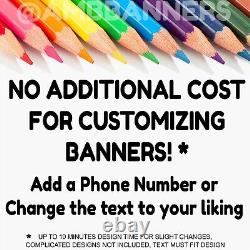 FUNNEL CAKE ICE CREAM XXL Banner Advertising Vinyl Flag Sign LARGE SIZES FAIR