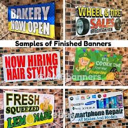 FUNNEL CAKE ICE CREAM XXL Banner Advertising Vinyl Flag Sign LARGE SIZES FAIR