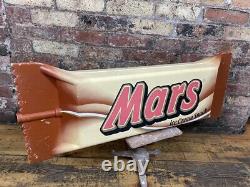 Fabulous Retro / Vintage Mars Bar Ice Cream Shop Advertising Sign, Large, 1990's