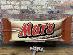 Fabulous Retro / Vintage Mars Bar Ice Cream Shop Advertising Sign, Large, 1990's