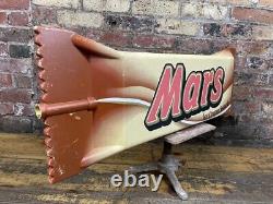 Fabulous Retro / Vintage Mars Bar Ice Cream Shop Advertising Sign, Large, 1990's