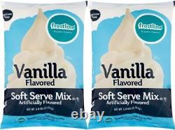 Frostline Vanilla Soft Serve Ice Cream Mix Large 6 Pound Bag 2 Bags