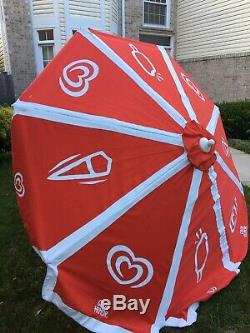 Good Humor Ice Cream Vintage Vendor Cart Patio Sun Shade 8 Large Beach Umbrella