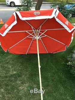 Good Humor Ice Cream Vintage Vendor Cart Patio Sun Shade 8 Large Beach Umbrella