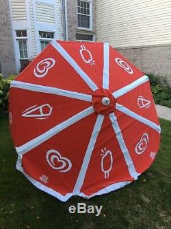 Good Humor Ice Cream Vintage Vendor Cart Patio Sun Shade 8 Large Beach Umbrella